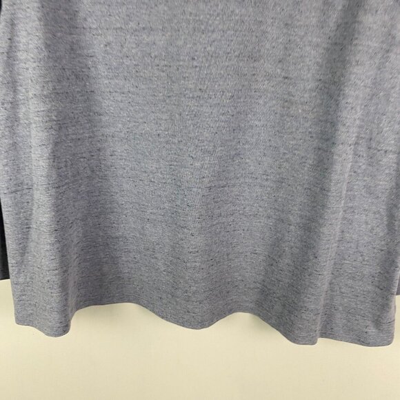 J. Jill Heathered Blue Fair Isle Embroidered Sweater Womens XL Pullover - Picture 3 of 9